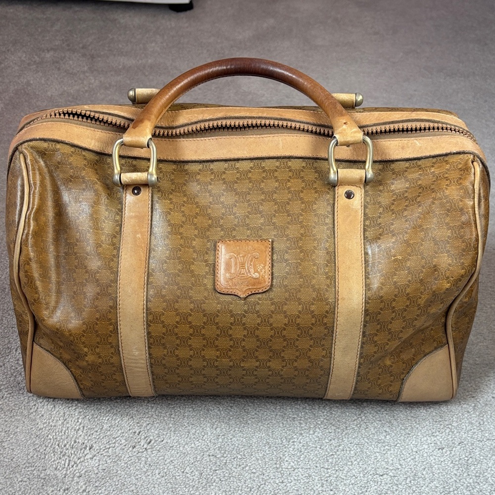 Celine Macadam Boston Bag Vintage